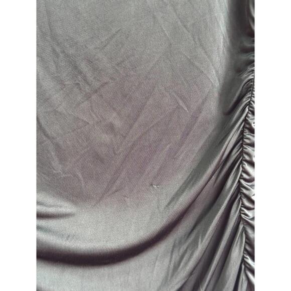 Tibi Black Jersey Crewneck Top Size S with Fabric Pull - Picture 9 of 10